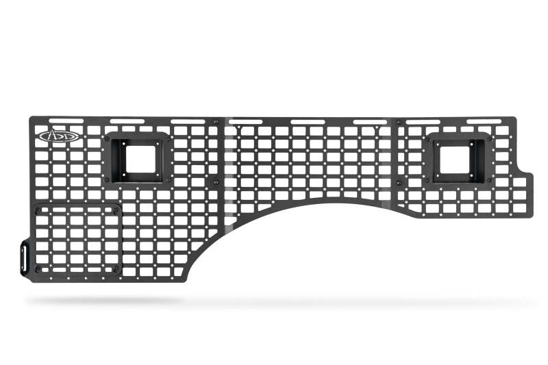 Ford F150 Bed Side Molle Panels - Passenger Side Full Set - Addictive Desert Designs - Hammer Black - `21-`27